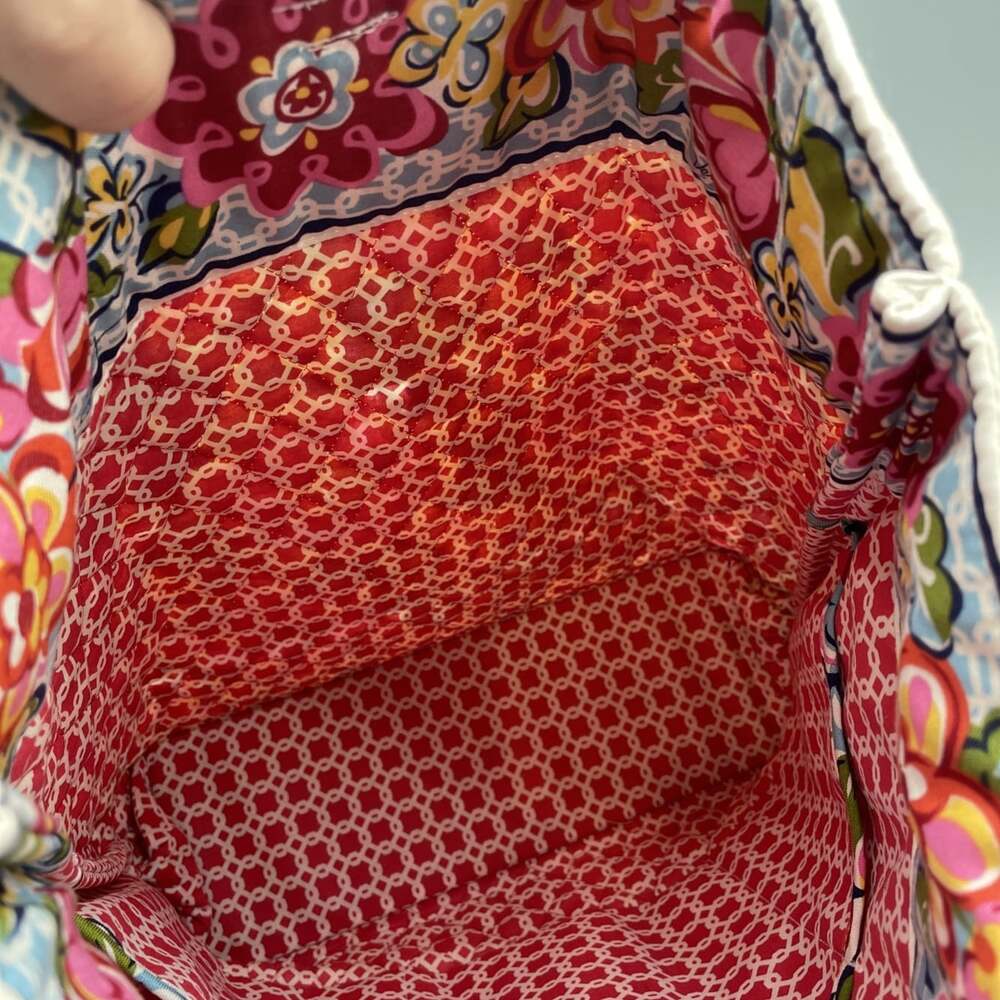 NWT Vera Bradley Tote Bag & Wallet Hope Garden Floral Quilted Pattern Retired - Picture 13 of 13
